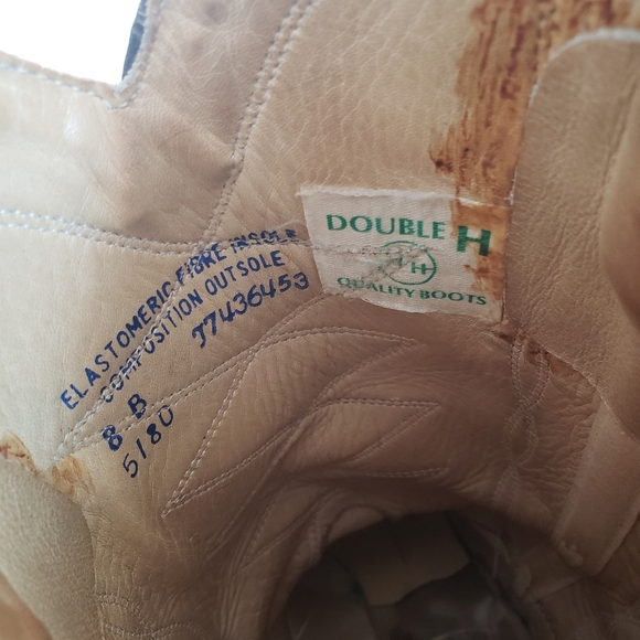 Western Cowboy Rodeo Farm Leather Boots